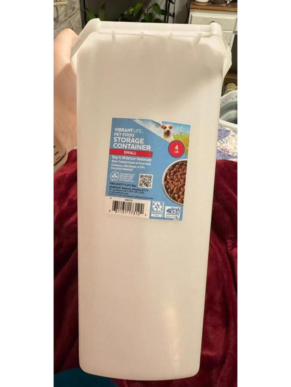 4lb Pet Food Holder/Dispenser
